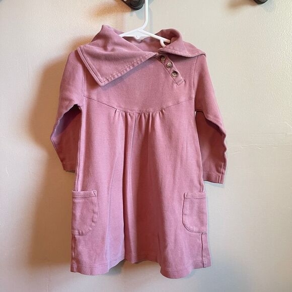 kate quinn Other - Kate Quinn Asymetrical Tunic Dress | 3T | Mauve Pink Organic Cotton Pockets